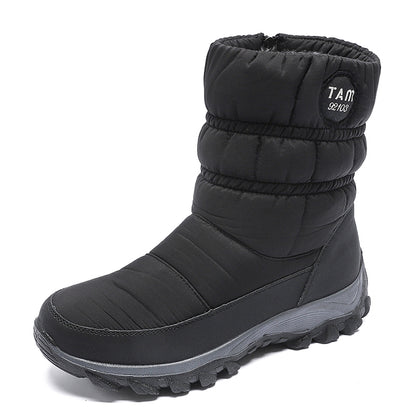 Trendy Boots Woman Snow New Shoes Women Platform Woman Shoes Fashion Waterproof Mid High Boots Plat 6