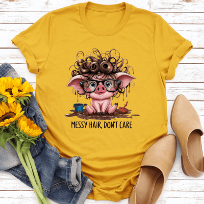 Messy Hair Don't Care Tee