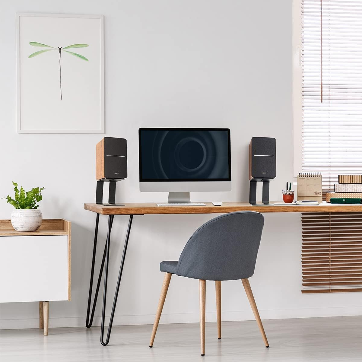 Studio Monitor Support Rack, Professional Desktop Speaker Stand, Speaker Holder, Tabletop Device Riser, Bookshelf