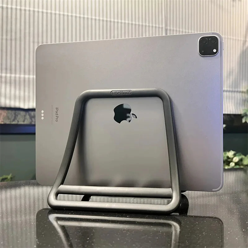 Universal Foldable Tablet Stand, Vertical Laptop Dock, Desktop Stand for Macbook Air, Pro, iPad, Dell Notebook Holder