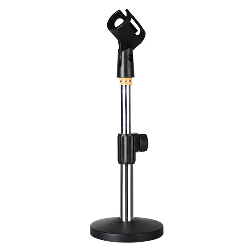Professional Pedestal Mic Stand Portable Microphone Bracket Adjustable Desk Holder Speech Live Fixi 6