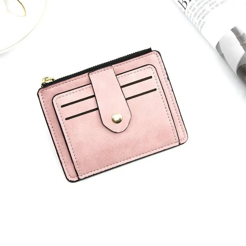 Slim Leather Card And Coin Wallet For Men And Women 10