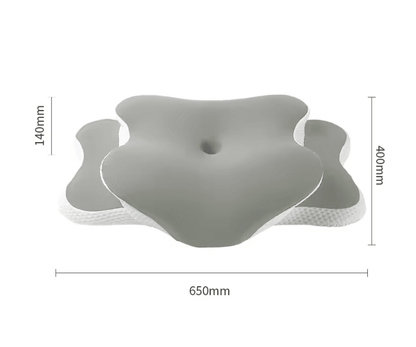 DreamAlign Ergonomic Memory Foam Cervical Pillow With Cooling Ice Silk Cover 4