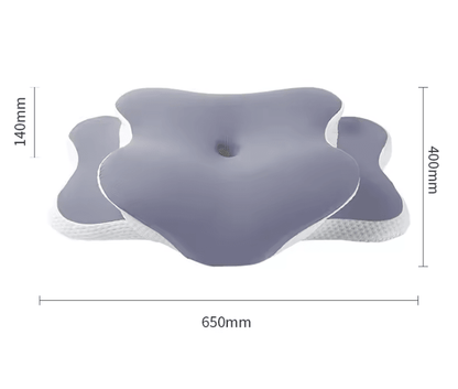 DreamAlign Ergonomic Memory Foam Cervical Pillow With Cooling Ice Silk Cover 5