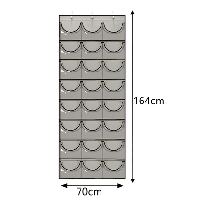 CapKeeper 24 Pocket Hanging Hat Organizer With Clear Protective Pockets 4