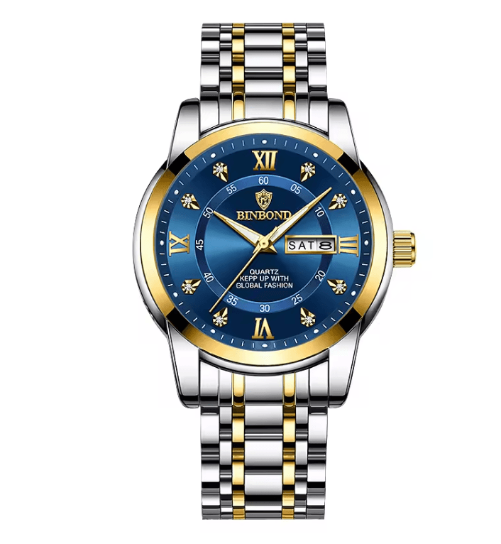 AquaLuxe Diver 30ATM Luxury Mens Waterproof Watch With Quartz Movement 2