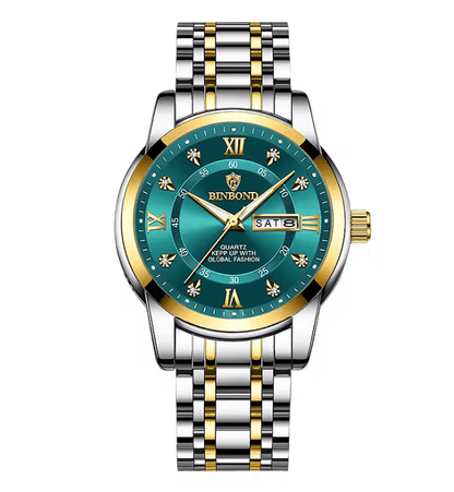 AquaLuxe Diver 30ATM Luxury Mens Waterproof Watch With Quartz Movement 4