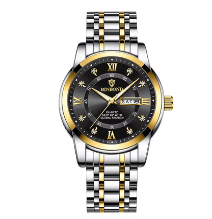 AquaLuxe Diver 30ATM Luxury Mens Waterproof Watch With Quartz Movement 5