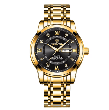 AquaLuxe Diver 30ATM Luxury Mens Waterproof Watch With Quartz Movement 7