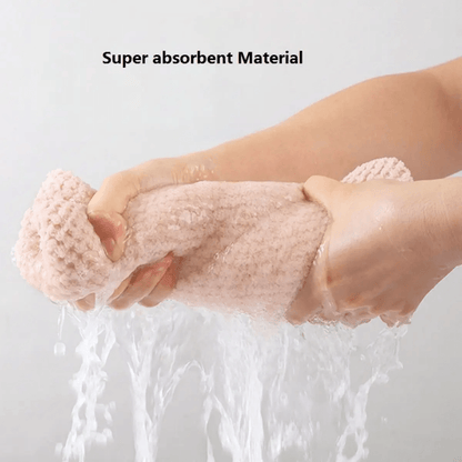 LuxeDry Ultra Absorbent Hair Towel Wrap  Fast Drying And Gentle For All Hair Types 3