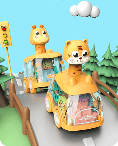 TurboZoo Pull Back Animal Cars for Kids – Fun, Educational, and Built for Endless Play