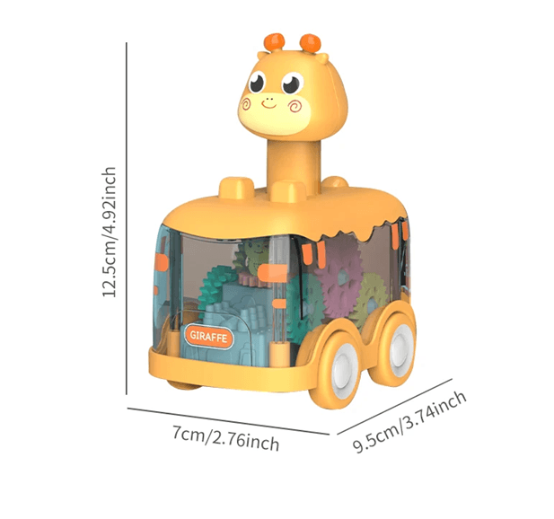 TurboZoo Pull Back Animal Cars For Kids  Fun Educational And Built For Endless Play 1