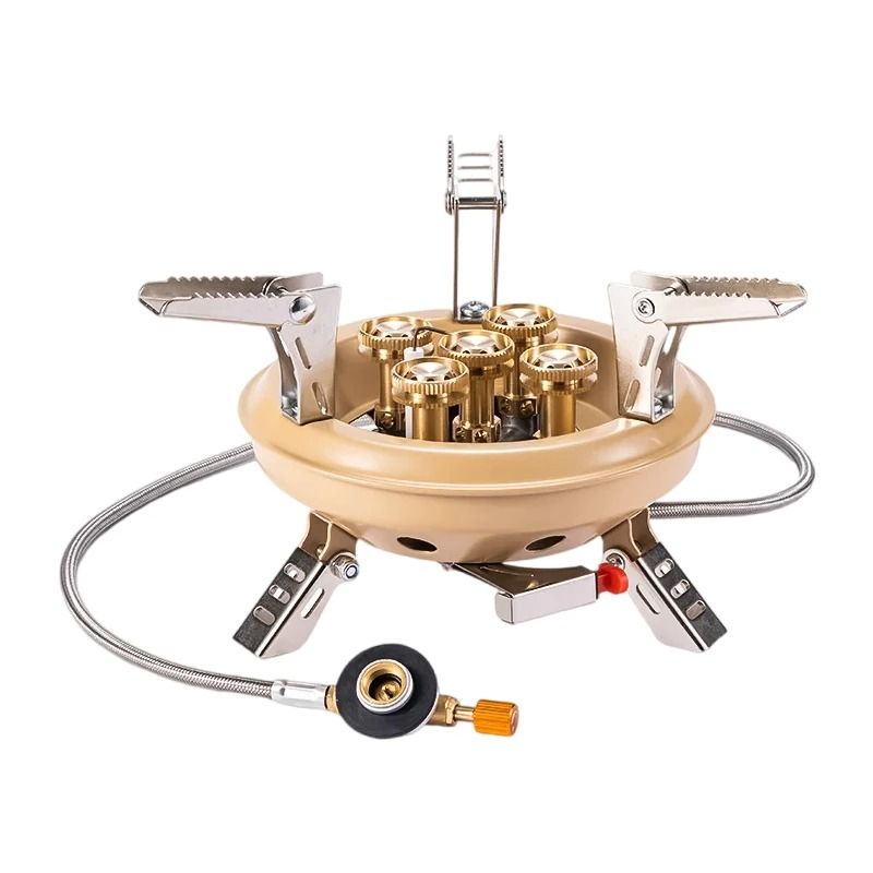 Portable Camping Gas Stove With High Pressure Burner 7