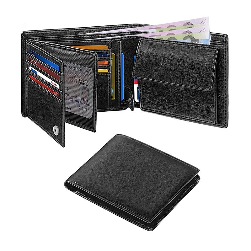 Slim RFID Blocking Wallet with 15 Card Slots