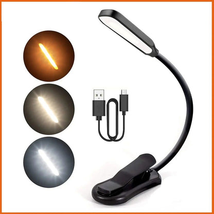 Rechargeable LED Book Light with Adjustable Brightness