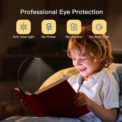 Rechargeable LED Book Light With Adjustable Brightness 3