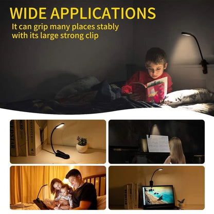 Rechargeable LED Book Light With Adjustable Brightness 4