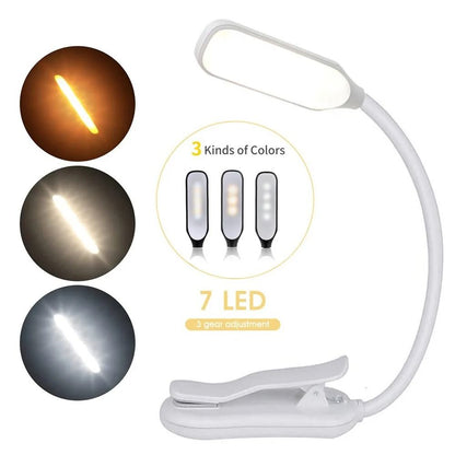 Rechargeable LED Book Light With Adjustable Brightness 7