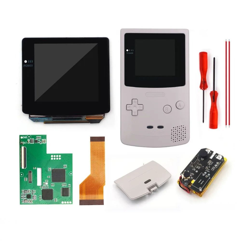 OLED  LCD Screen Upgrade Kit For GameBoy Color 11