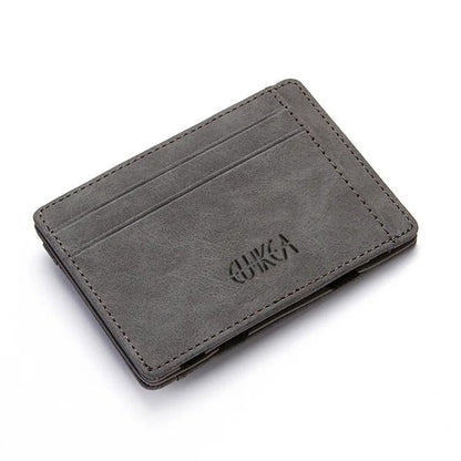 Slim Leather Magic Wallet With Card Holder And Money Clip 9