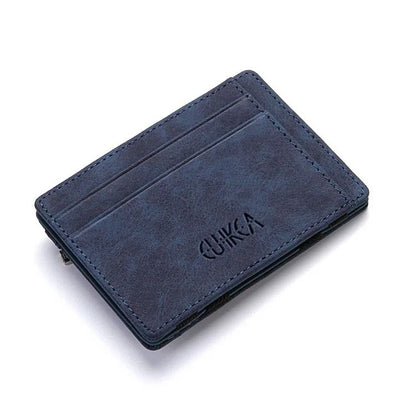 Slim Leather Magic Wallet With Card Holder And Money Clip 7