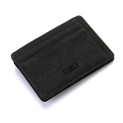 Slim Leather Magic Wallet With Card Holder And Money Clip 8