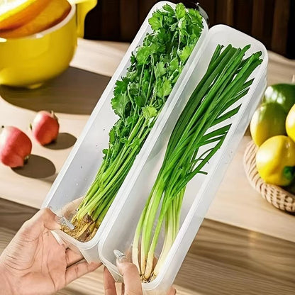 FreshKeeper Transparent Refrigerator Storage Box  Airtight Food Preservation Container 1