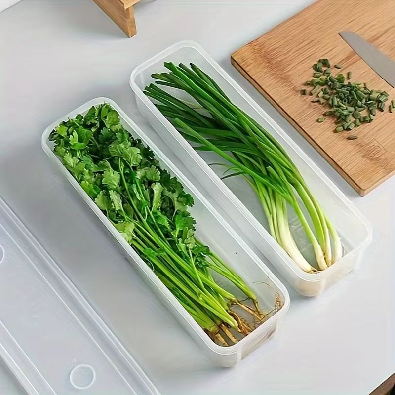 FreshKeeper Transparent Refrigerator Storage Box  Airtight Food Preservation Container 5