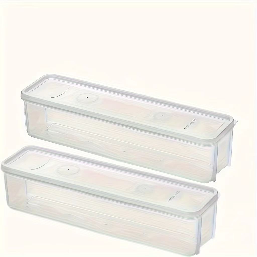 FreshKeeper Transparent Refrigerator Storage Box  Airtight Food Preservation Container 8
