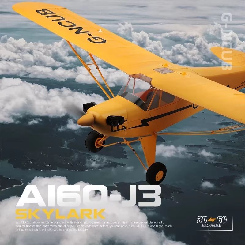 WLtoys A160 24G RC Plane  Brushless Motor Remote Control Airplane With 650mm Wingspan 4