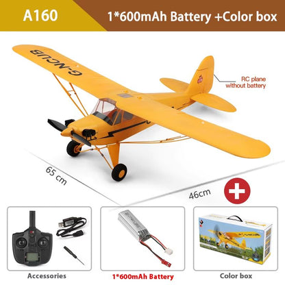 WLtoys A160 24G RC Plane  Brushless Motor Remote Control Airplane With 650mm Wingspan 6
