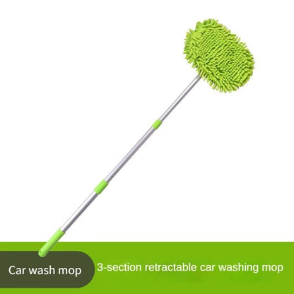 LEIBOO Telescopic Car Wash Brush  Super Absorbent Car Cleaning Mop With Adjustable Long Handle 6