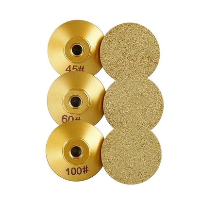 M10 Diamond Flat Grinding Head For Stone And Marble  HeavyDuty Brazed Polishing Disc For Countertop 3