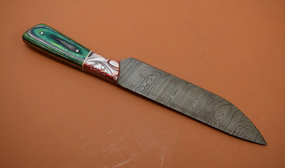 The Forge Collection  Authentic Damascus Kitchen Knife  Artisan Made 1