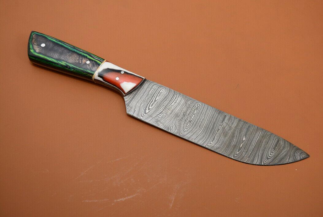 The Forge Collection  Authentic Damascus Kitchen Knife  Artisan Made 2