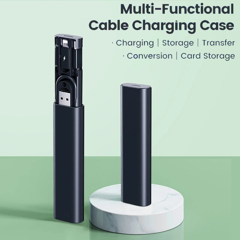 5 in 1 Cable Charging Case Set, MagicFiber PD60W USB C To Type C, Cable For iPhone, USB Adapter Cable For Samsung