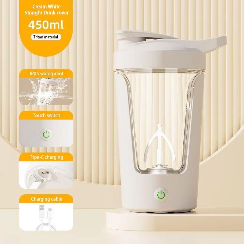 Xiaomi Portable Electric Protein Shaker Bottle  USB Rechargeable Mixer Cup For Gym Meal Replacement 9