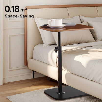 Adjustable Height Modern Laptop Table 360 Rotating CShaped Side Table Perfect For Sofa 1