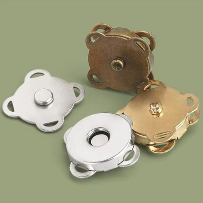 Magnetic Snap Button Set  Invisible Metal SewOn Clasps For Bags Clothes And DIY Crafts 110 Sets 1
