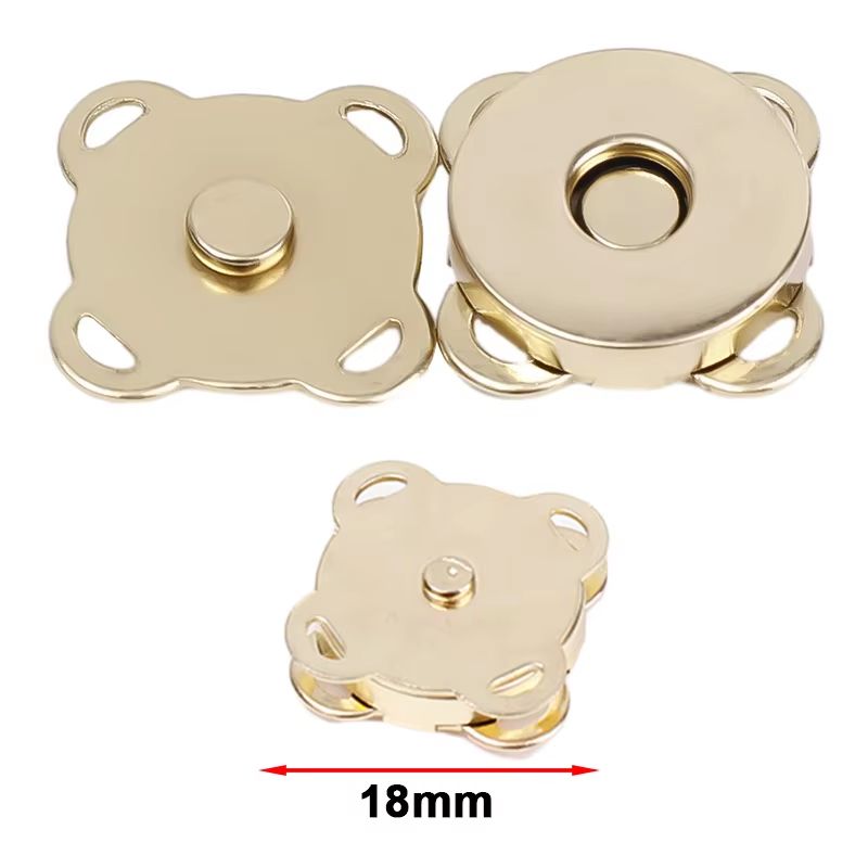Magnetic Snap Button Set  Invisible Metal SewOn Clasps For Bags Clothes And DIY Crafts 110 Sets 9