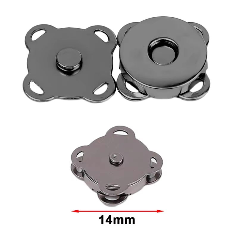 Magnetic Snap Button Set  Invisible Metal SewOn Clasps For Bags Clothes And DIY Crafts 110 Sets 10