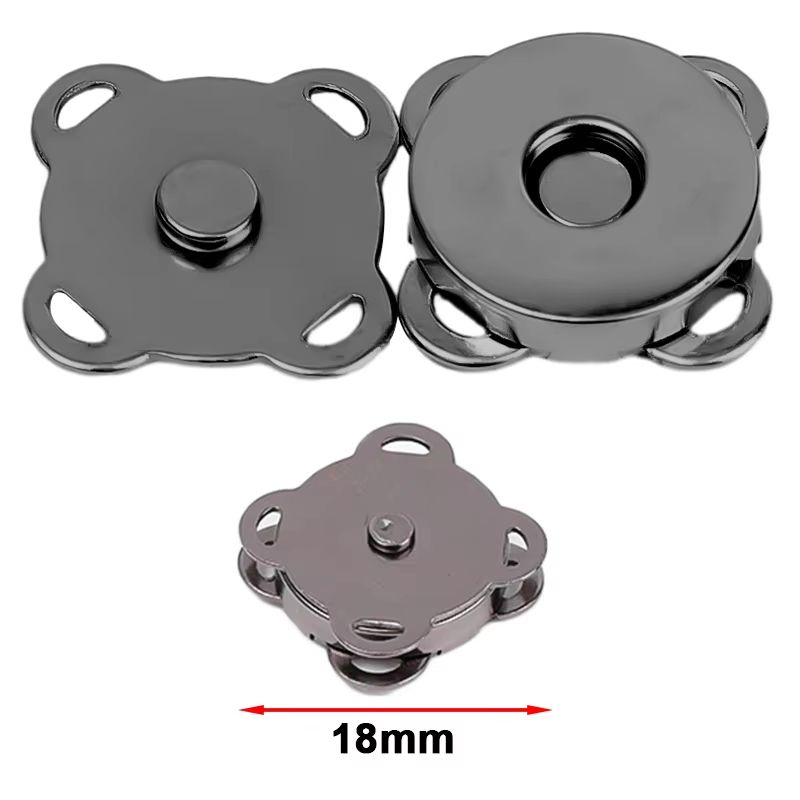 Magnetic Snap Button Set  Invisible Metal SewOn Clasps For Bags Clothes And DIY Crafts 110 Sets 11