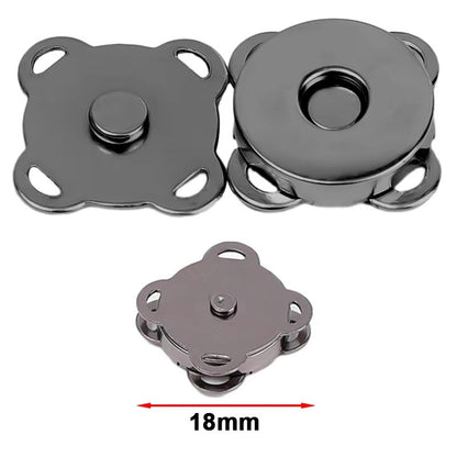 Magnetic Snap Button Set  Invisible Metal SewOn Clasps For Bags Clothes And DIY Crafts 110 Sets 11