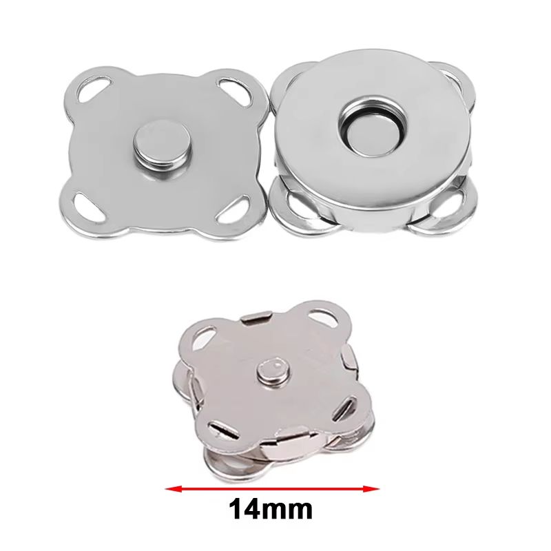 Magnetic Snap Button Set  Invisible Metal SewOn Clasps For Bags Clothes And DIY Crafts 110 Sets 12