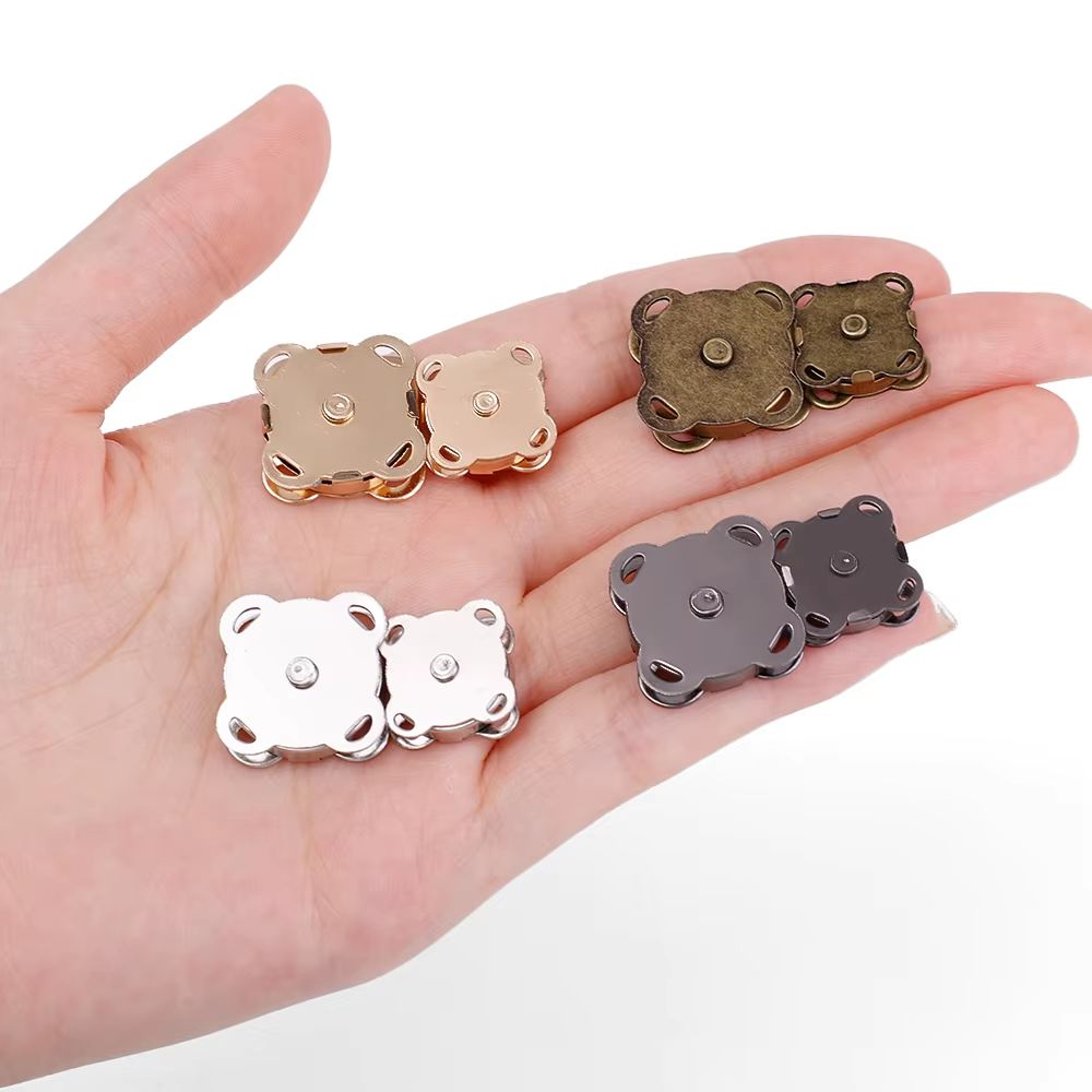 Magnetic Snap Button Set  Invisible Metal SewOn Clasps For Bags Clothes And DIY Crafts 110 Sets 2