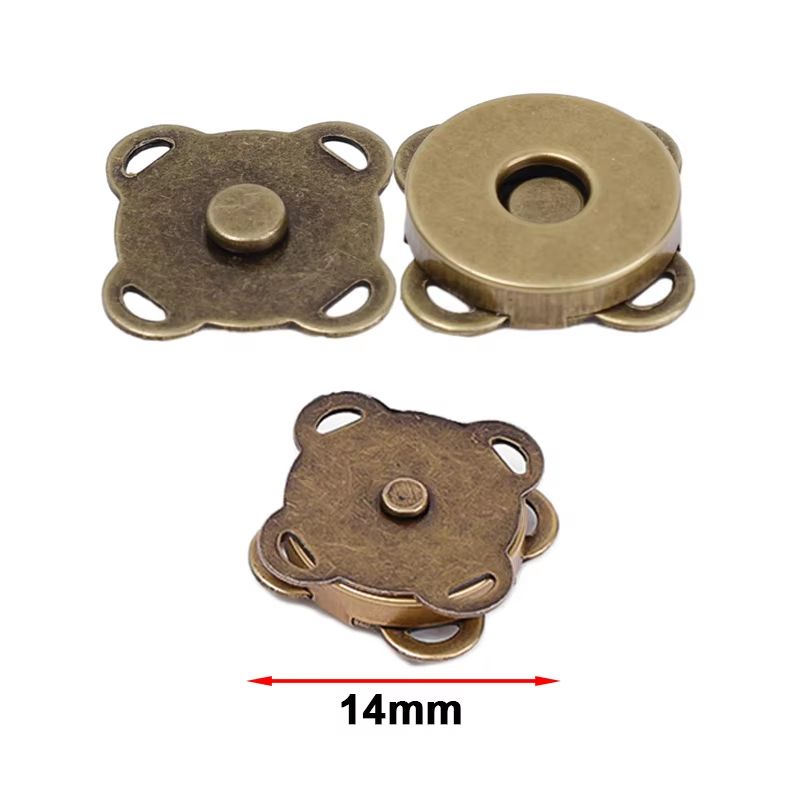 Magnetic Snap Button Set  Invisible Metal SewOn Clasps For Bags Clothes And DIY Crafts 110 Sets 6