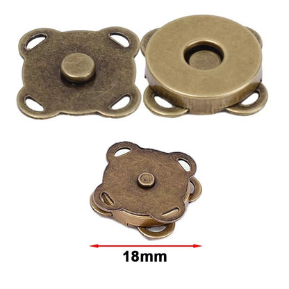 Magnetic Snap Button Set  Invisible Metal SewOn Clasps For Bags Clothes And DIY Crafts 110 Sets 7