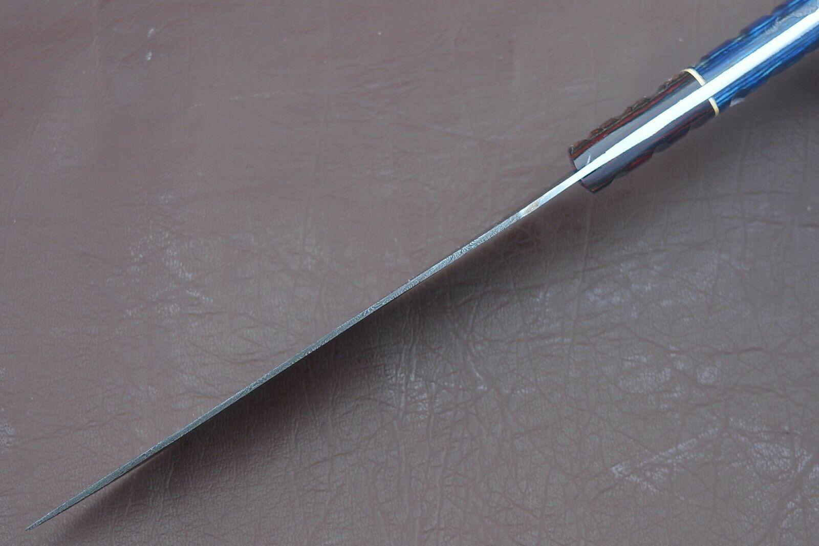 HandForged Damascus Steel Cooking Knife  Custom Chef Knife For Kitchen  Gift 2