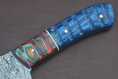 HandForged Damascus Steel Cooking Knife  Custom Chef Knife For Kitchen  Gift 3