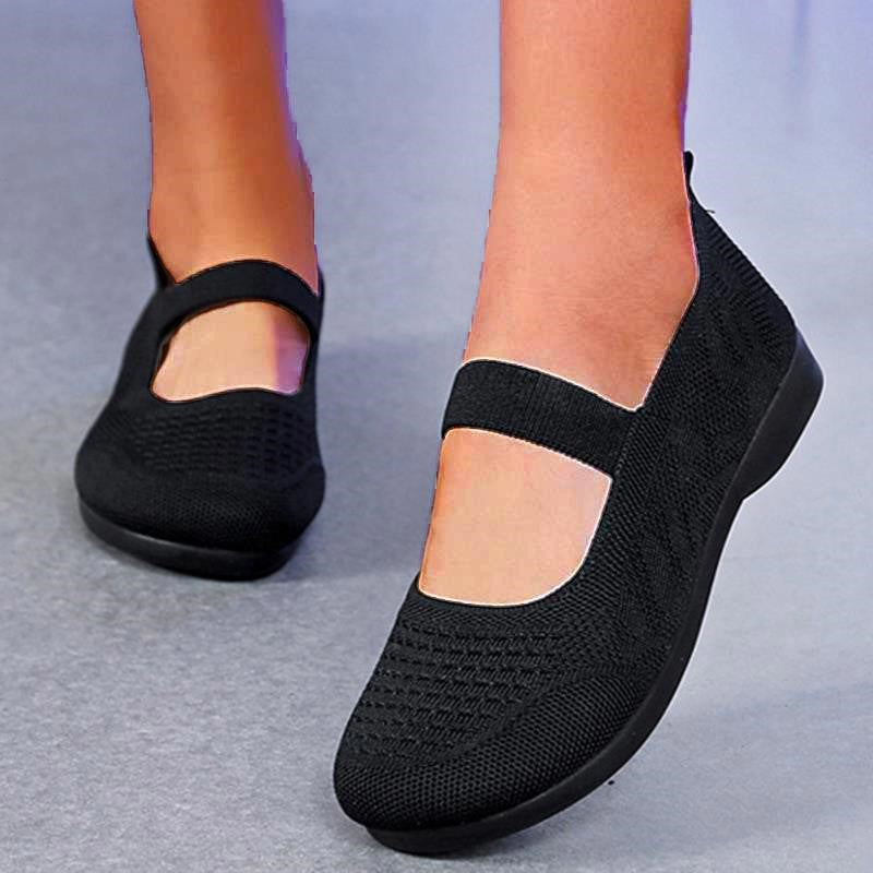 Trendy Fashion New Sneakers For Women Casual Flat SlipOn Shoes Lightweight Soft Plus Size Ladies Vu 1